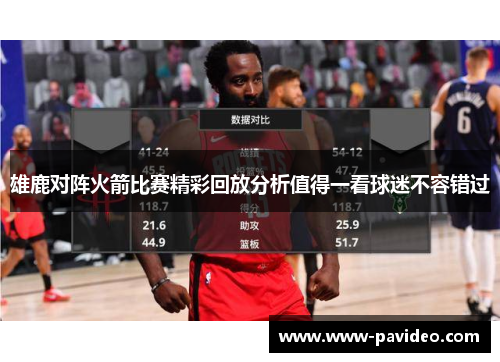 雄鹿对阵火箭比赛精彩回放分析值得一看球迷不容错过