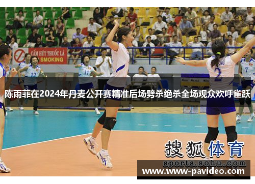 陈雨菲在2024年丹麦公开赛精准后场劈杀绝杀全场观众欢呼雀跃